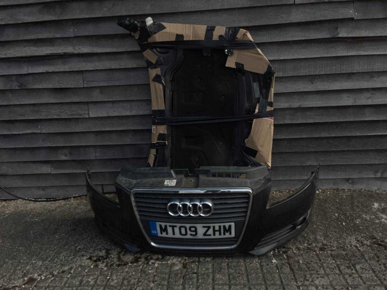 Audi a3 8p s-line zderzak LZ7L przedni PRZÓD LIFT 2009r oryginalny