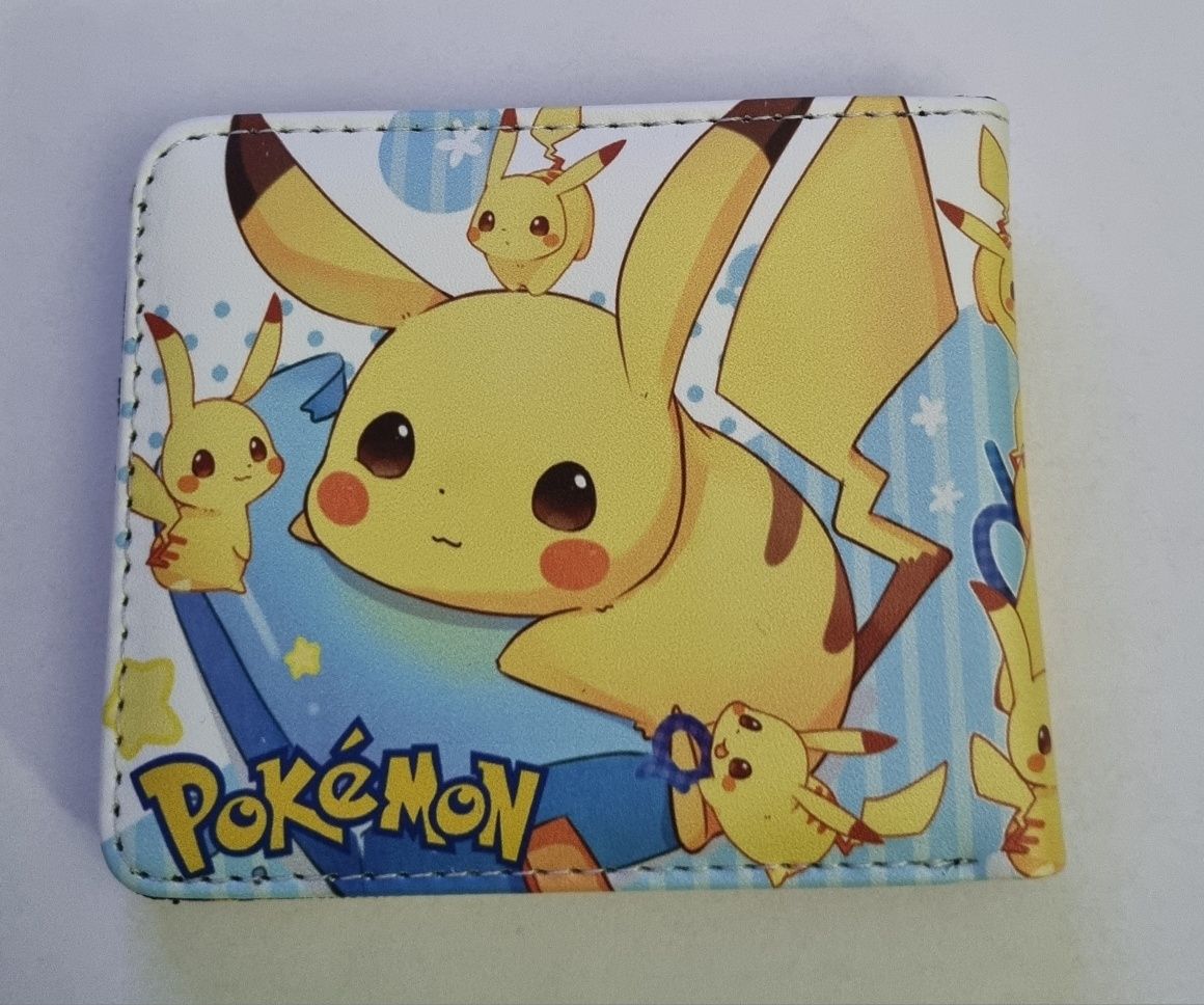Śliczny portfel Pokemon Pikachu świetnej jakości. Nowy.