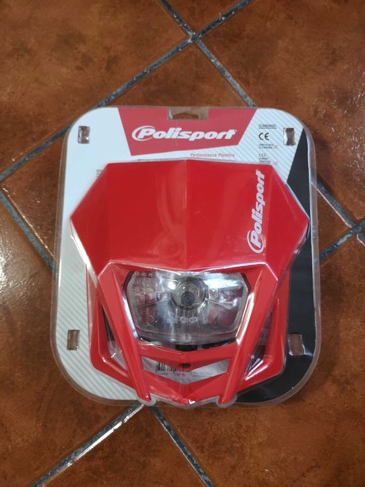 Novo. Farol Polisport LMX.