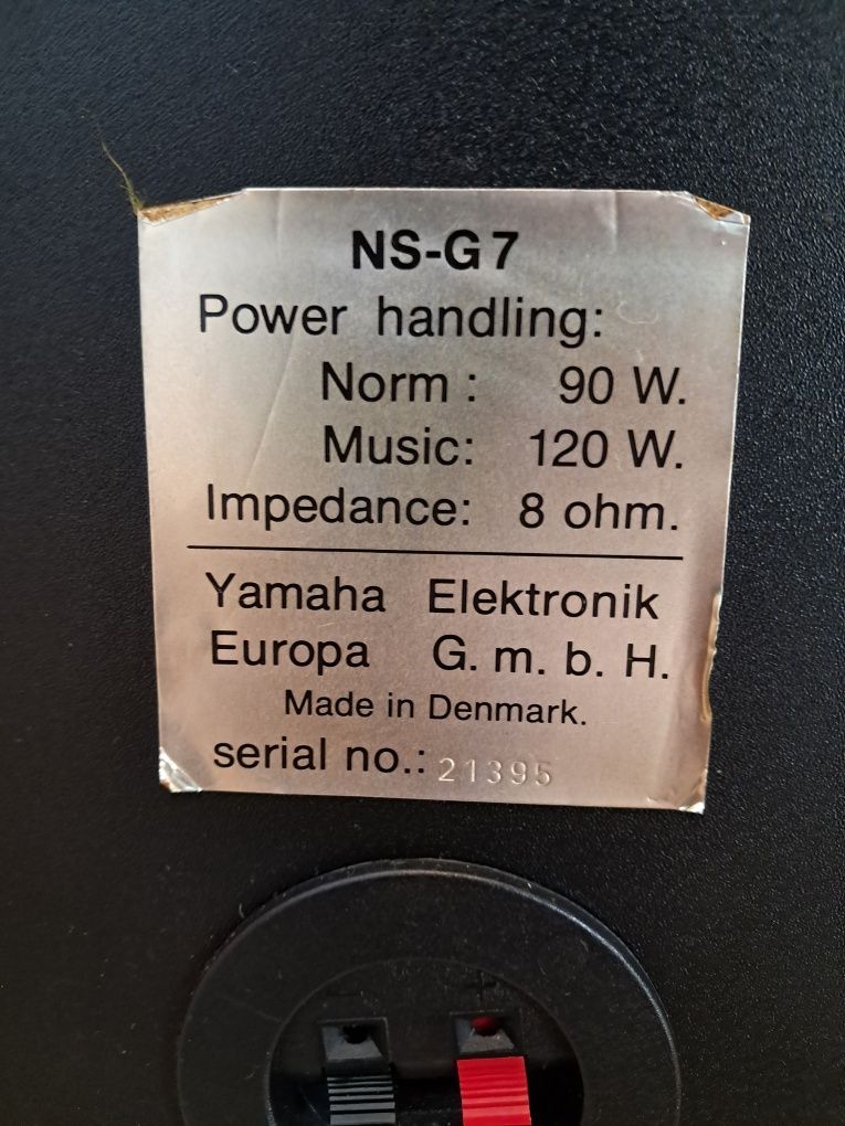 Kolumny yamaha ns g7. W bardzo dobrym stanie.