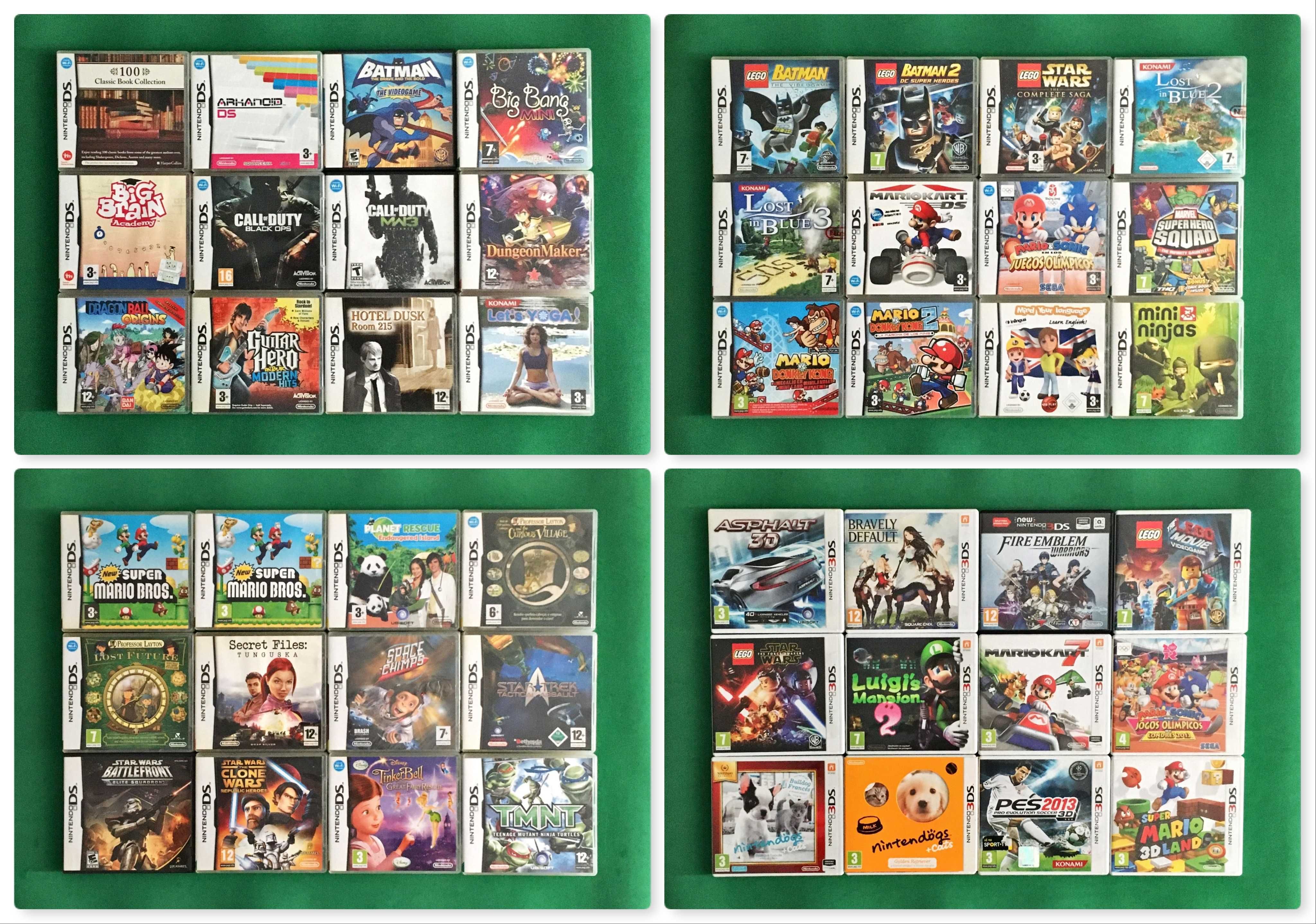 NINTENDO DS 2DS 3DS Diversos Jogos Novos nintendo ds 2ds 3ds