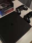 Ps4 Playstation 4 Slim 1TB  2 pady  gry