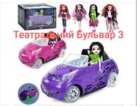 Лялька 5018 з машинкою світло, музика