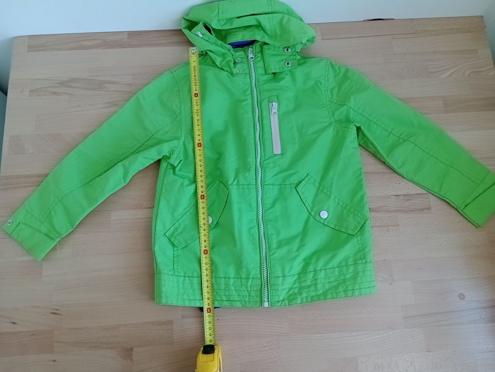Kurtka wiosenno-jesienna 128 z odpinaną kamizelką pikowaną Coolclub