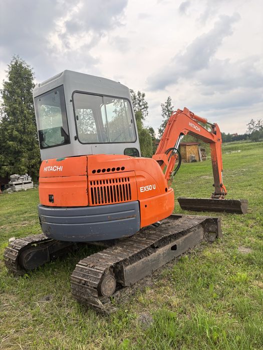 Koparka Hitachi EX50 U, 5 ton, Kubota Kobelco u50