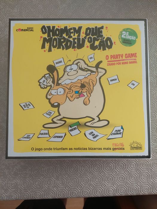 Jogo de Tabuleiro - O homem que mordeu o cão