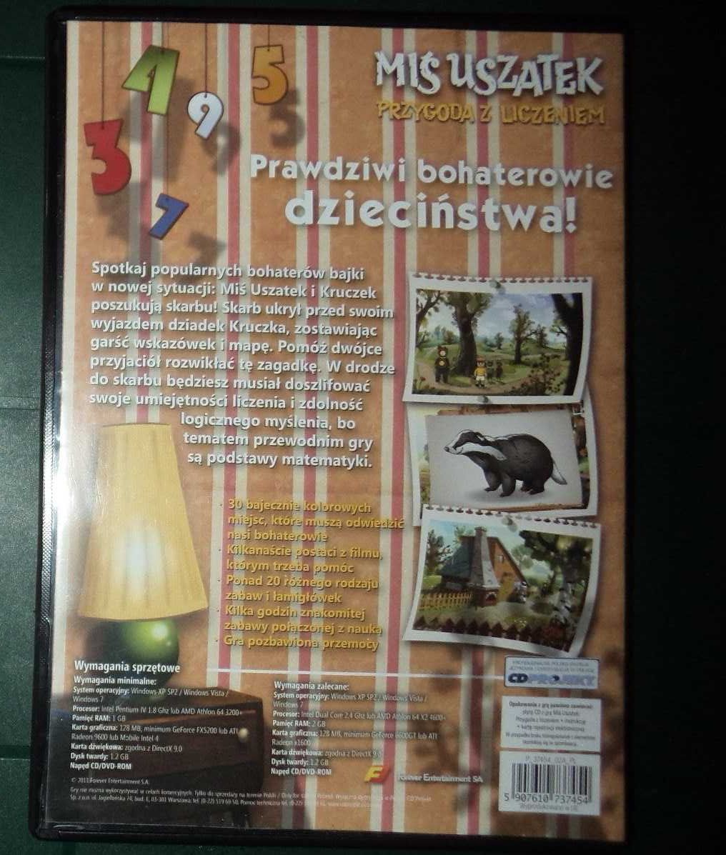 gra Miś Uszatek Przygoda z liczeniem PC CD BOX, CD Projekt 2011