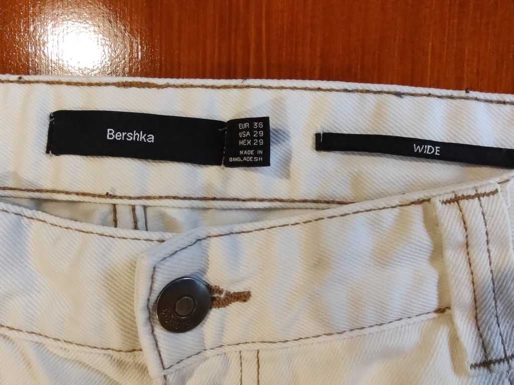 Spodnie Bershka rozmiar 36 bojówki