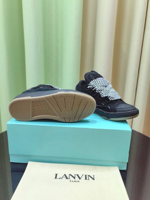 ‼️ХІТ СЕЗОНУ‼️ Кросівки Lanvin curb (Кеди,Ланвін,Чорні)