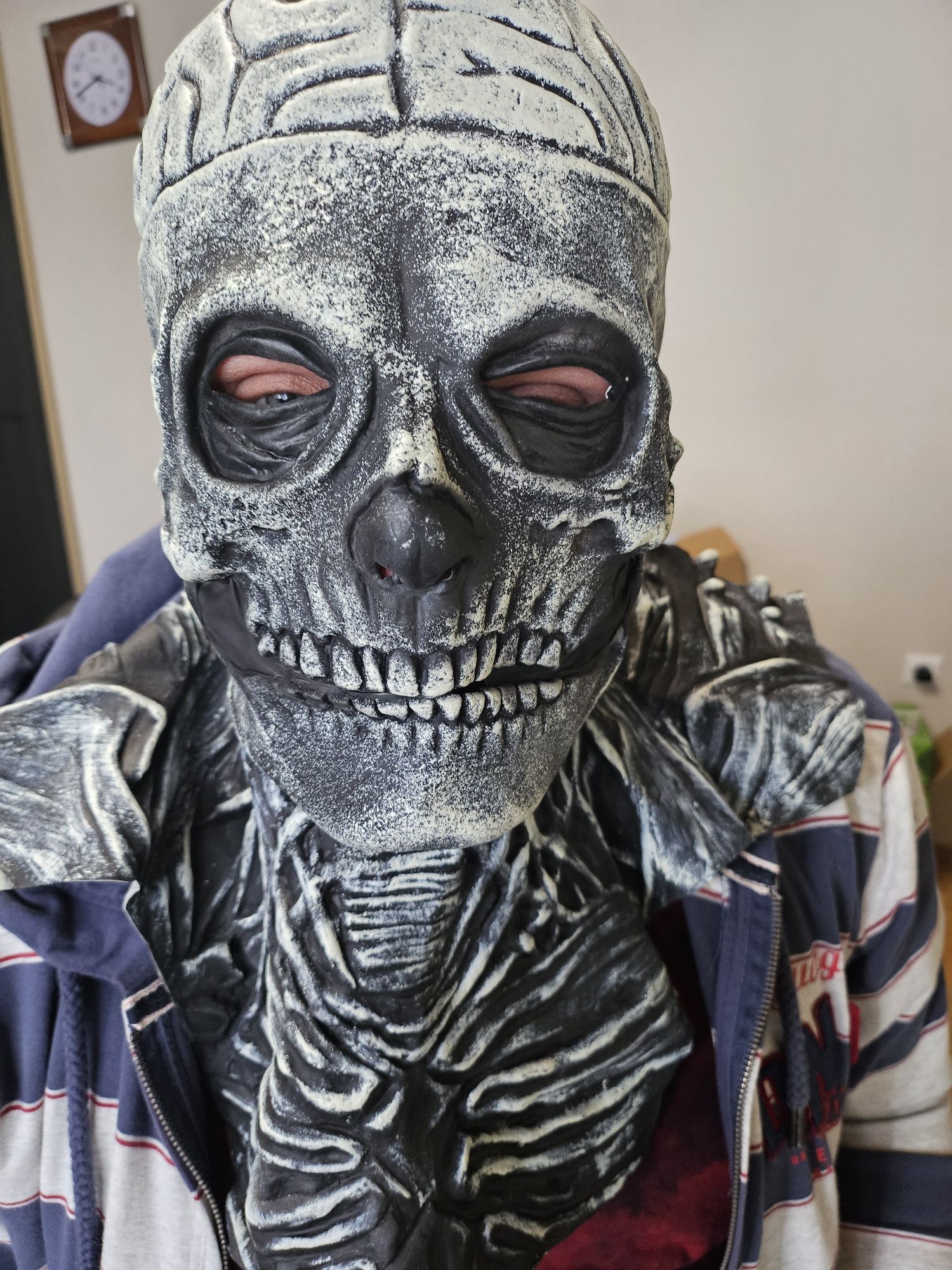 Maska czaszki zombie 3D