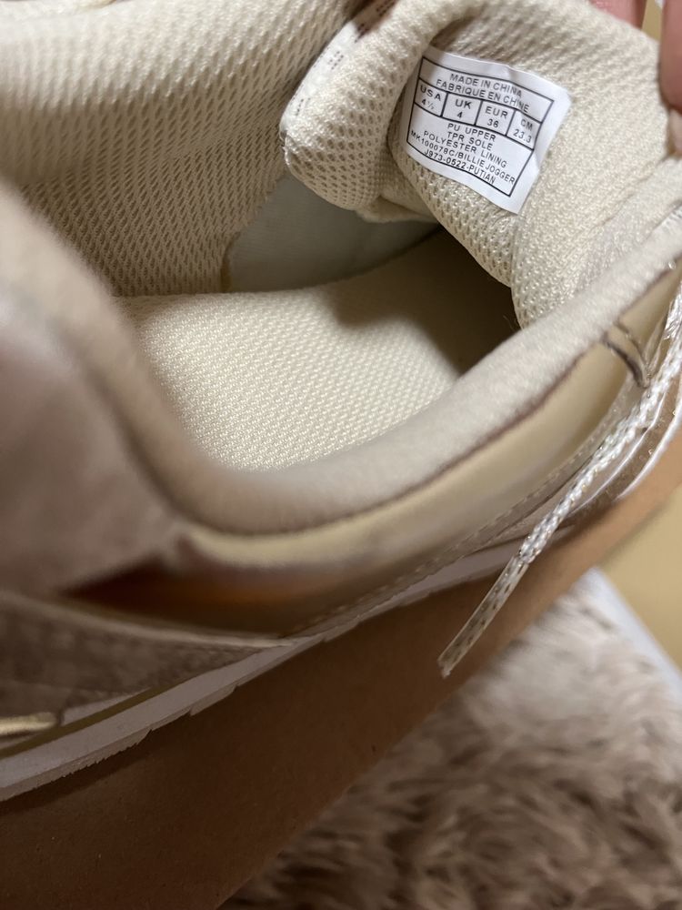 Michael Kors sneakersy billie Jogger złote logowane wysokie r. 36