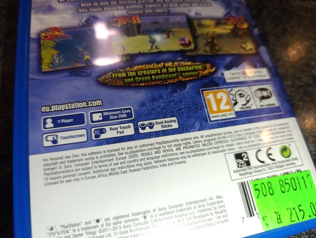 The Jak and Daxter Trilogy PS Vita super stan sklep zamiana