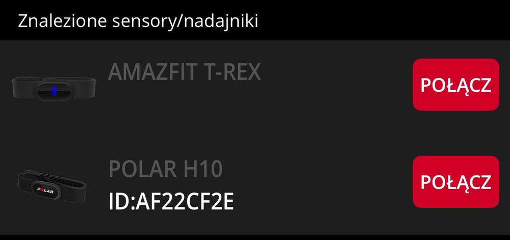 Polar Nadajnik BEZ PASKA H10 czarny - SAM NADAJNIK BEZ PASKA