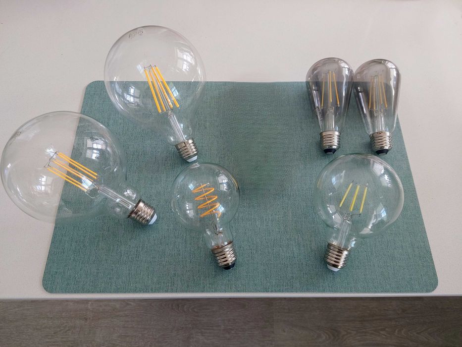 Lâmpadas LED de filamento E27 Formatos Diversos