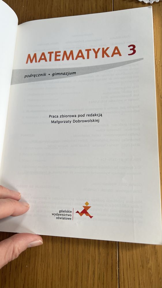 Podręcznik matematyka klasa 3? Gimnazjum Gwo Matematyka z plusem