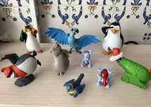bonecos filmes pets vida secreta nossos bichos pinguins Madagascar