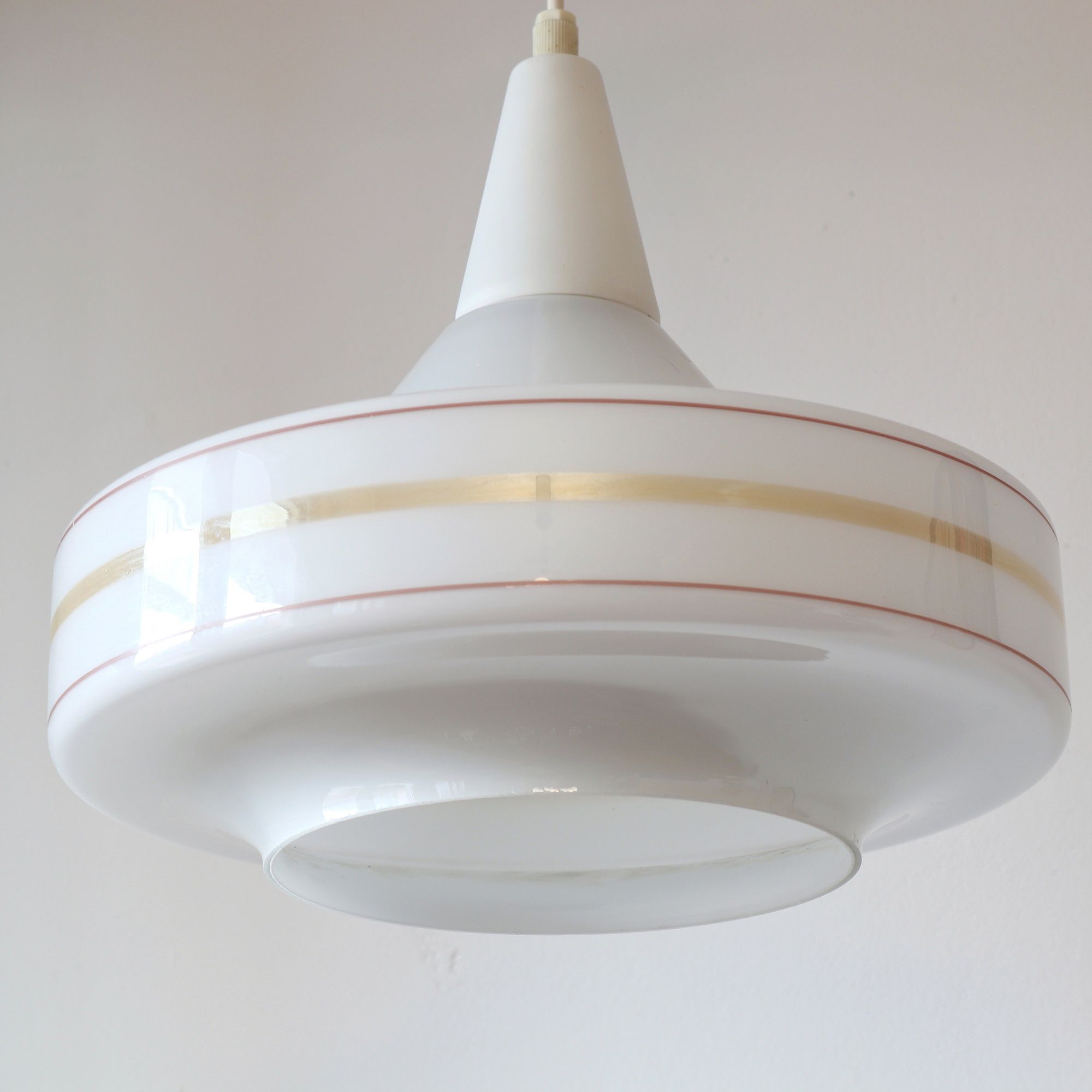 Lampa wisząca Polam Piła Typ 12.Z.028 vintage retro PRL