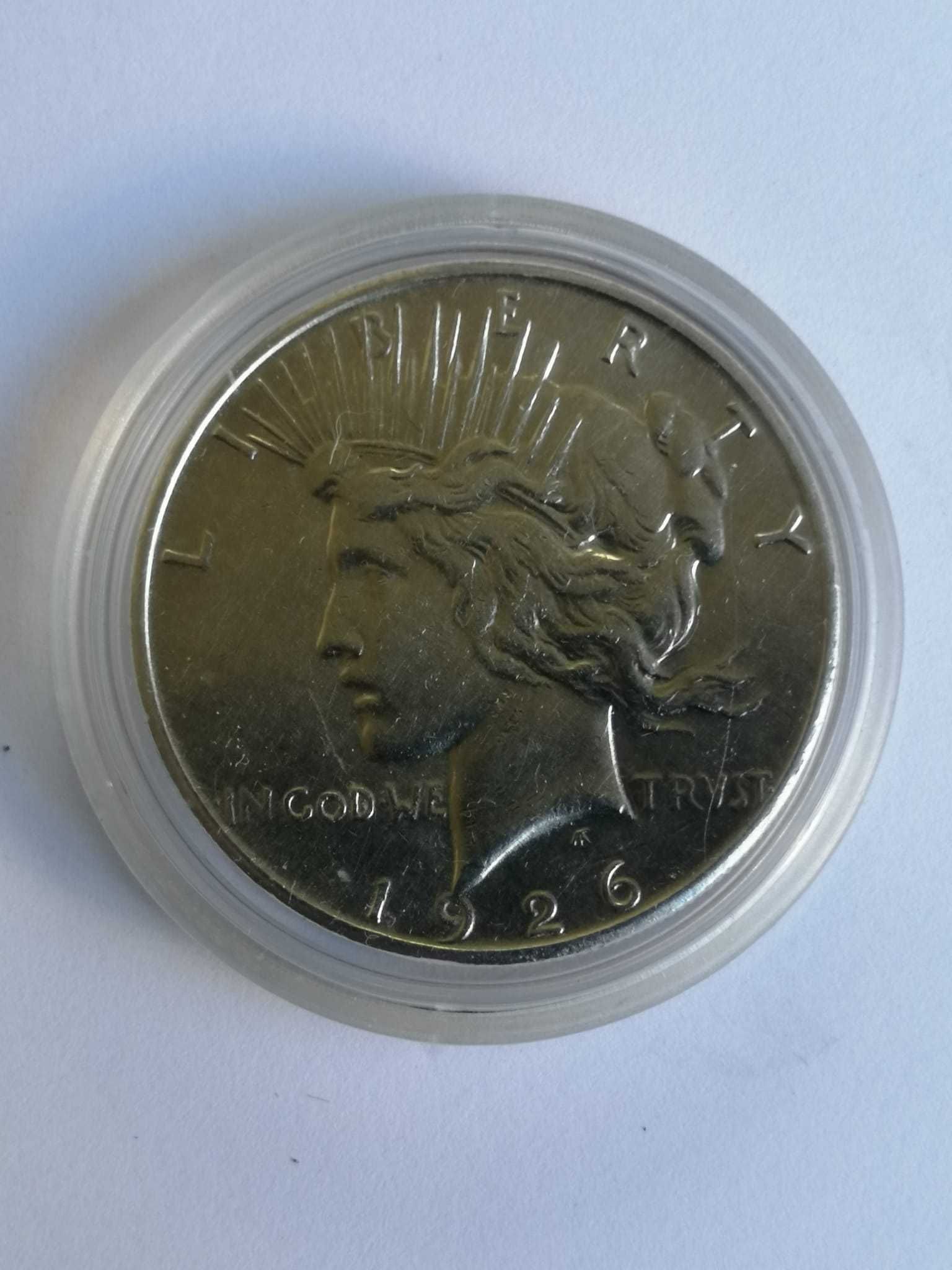 One Dollar Peace 1926 em Prata Maciça