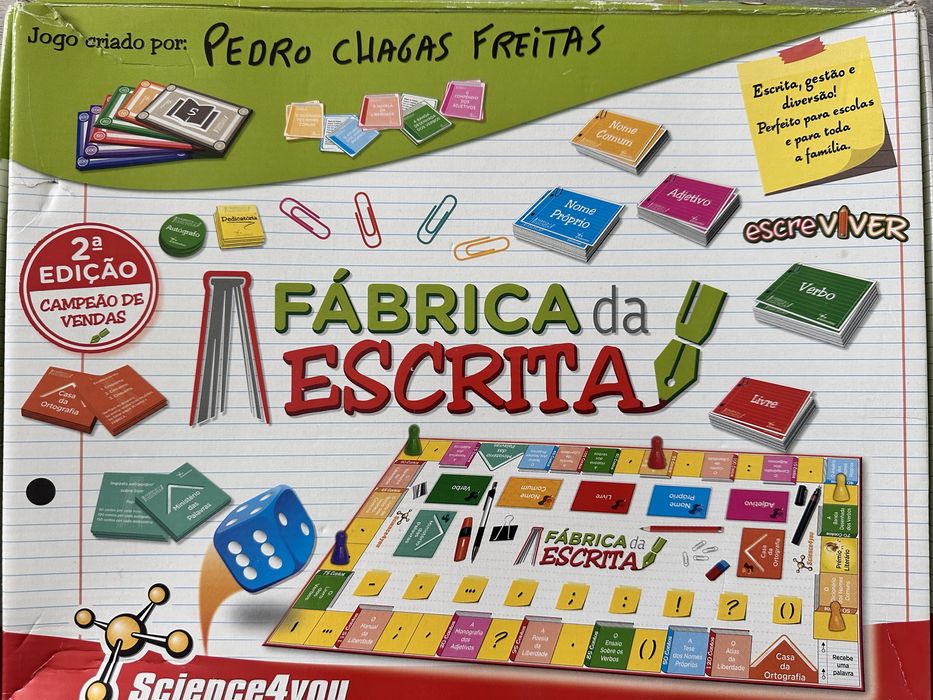 Jogo de Tabuleiro Science4you: Fábrica da Escrita