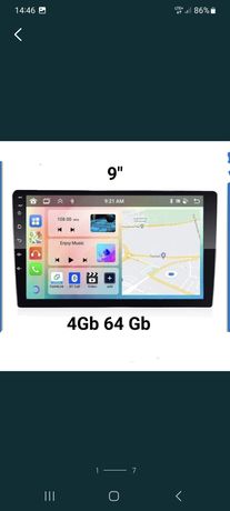 Nowe Radio android 9 cali 4Gb android 10 9" 4gb 64gb