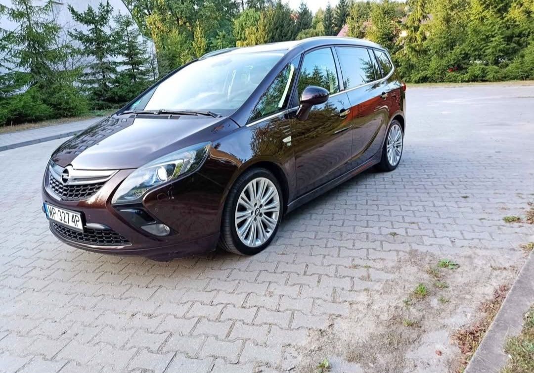 Opel zafira bogata wersja automat 7 osobowy tempomat opc line navi