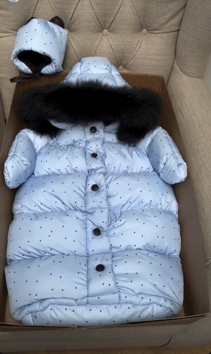 Зимовий комбінезон коверт 0-6 creative baby factory