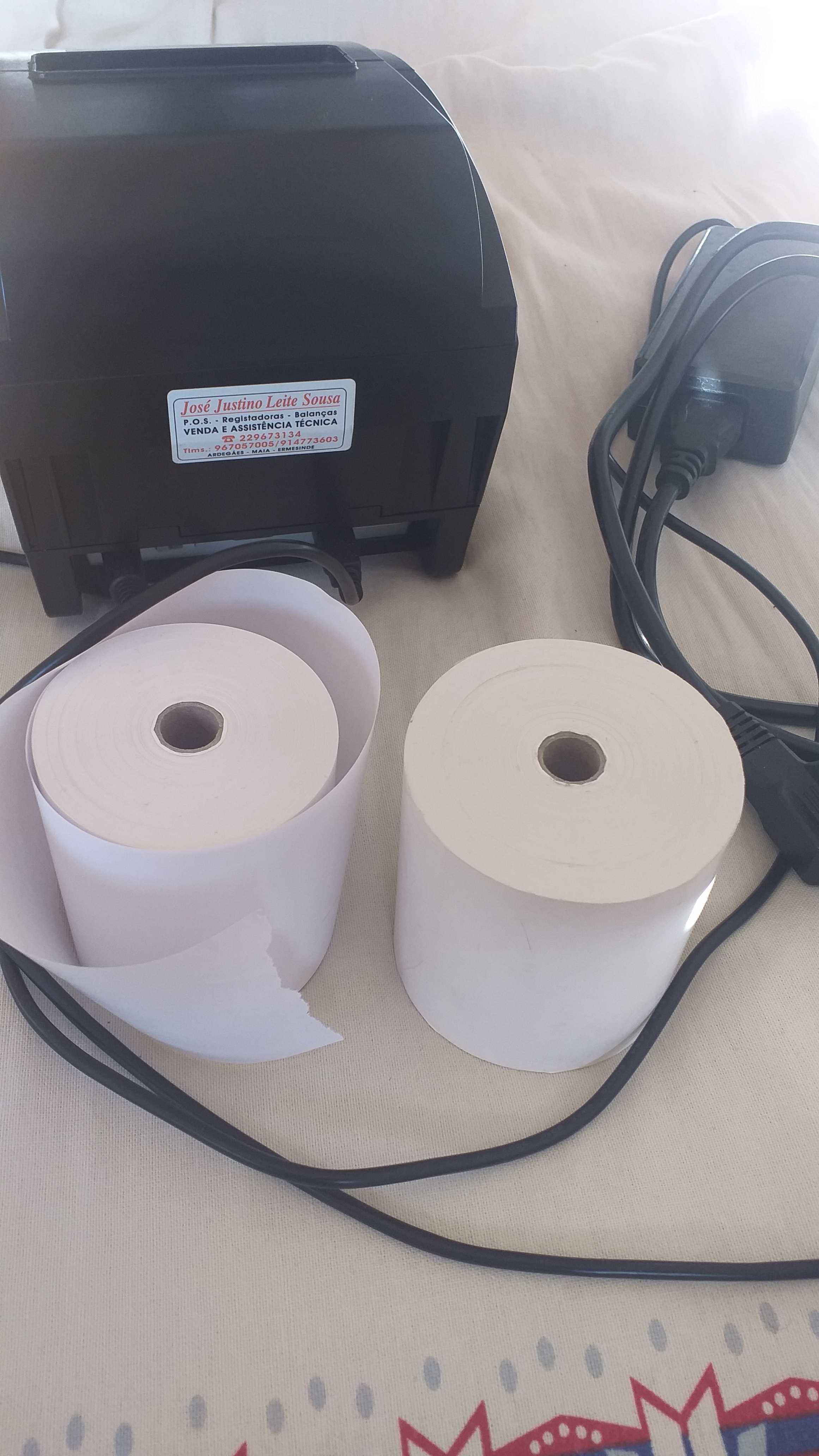 Impressora de recibos POS com cortador automatico
