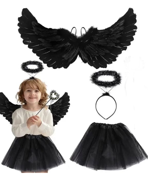 Костюм Черного Ангела на Гелловін