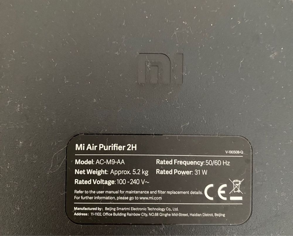 Очиститель воздуха xiaomi mi air purifier 2h