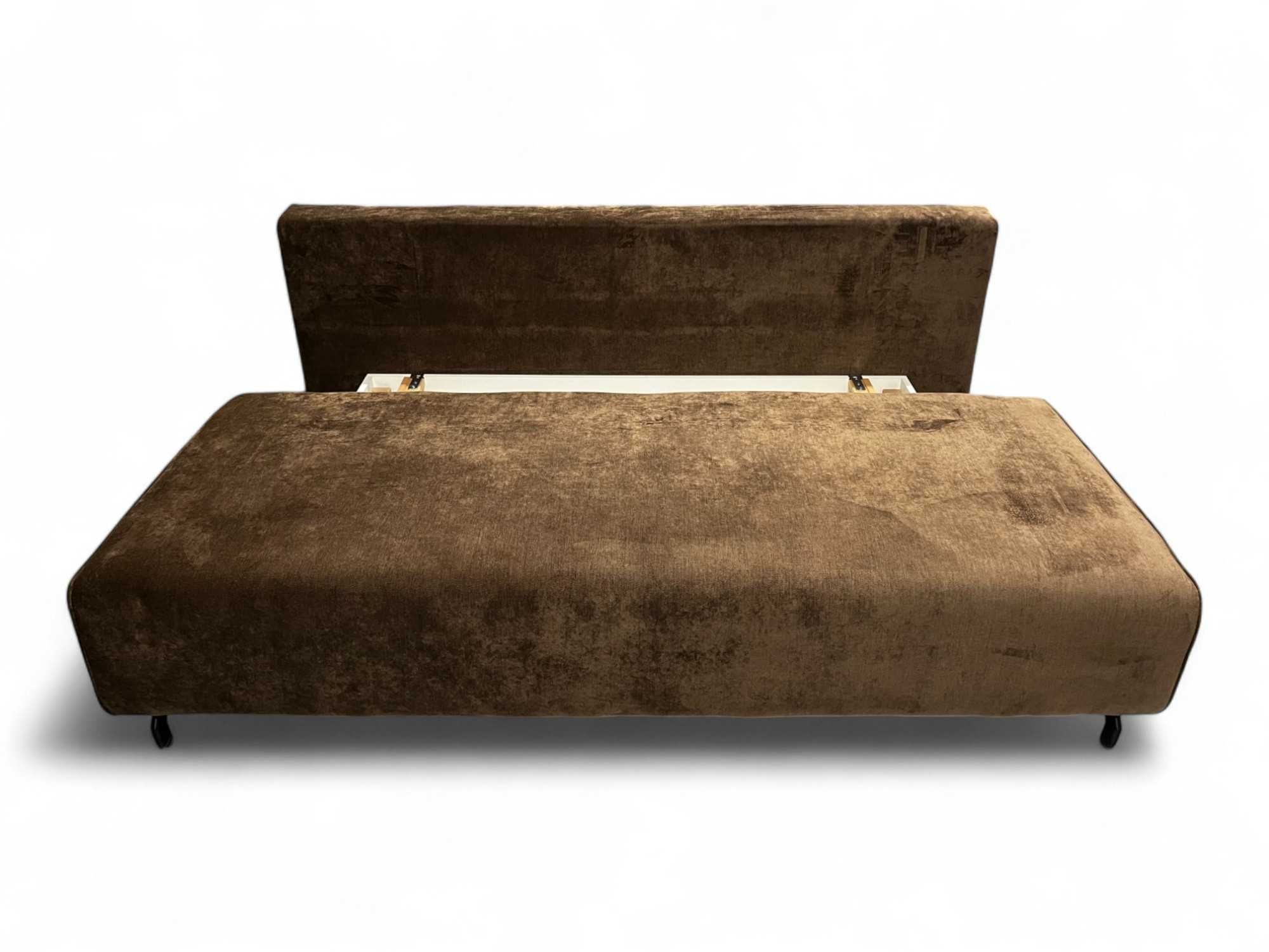 Kanapa Conti sofa z funkcją spania i pojemnikiem bez boków