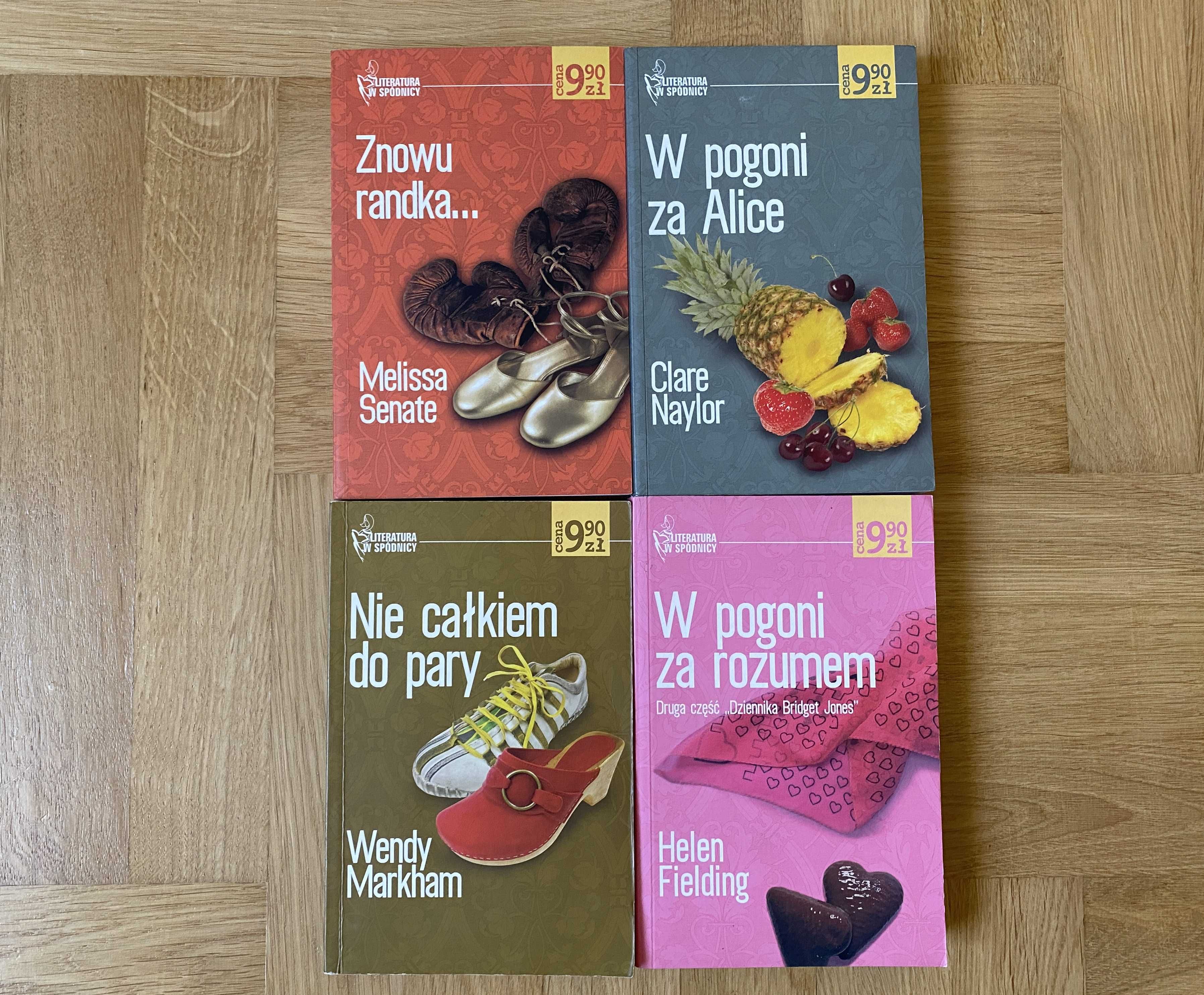 4 książki Literatura w spódnicy Znowu randka W pogoni za rozumem Alice