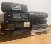 Vintage, Leitores de cassetes, cds e VHS