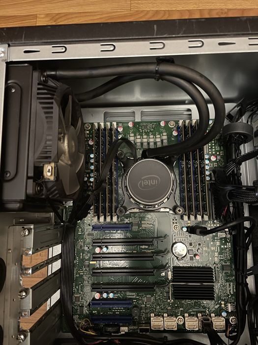 s2011 v3 Fujitsu D3348+Xeon E5-1630 v3+64Gb DDR4+Кулер Водянка