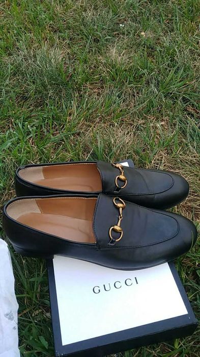 Gucci Betis Glamour Nero Jordaan Horsebit Mens Loafers