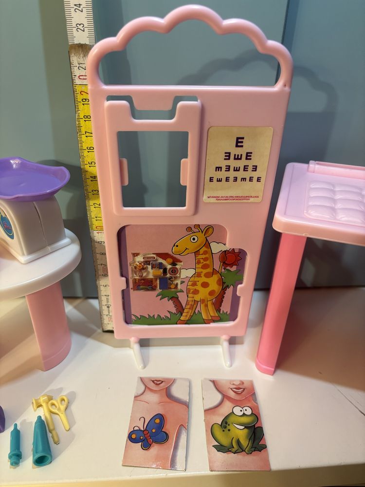meble dla lalek gabinet lekarski