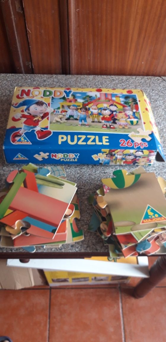 Puzzle em Madeira Noddy