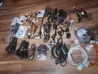 Kabel/ kable zasilające, DP, VGA, SATA oraz inne