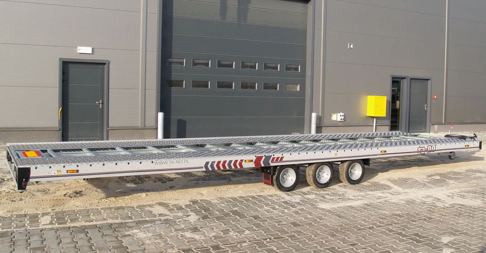 TA-NO TRIO 35.90  Przyczepa 9m trzyosiowa do przewozu pojazdów, nowa firmy ta-no