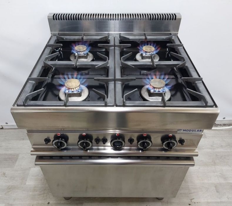 Професійна газова плита з газовою духовкою Італія