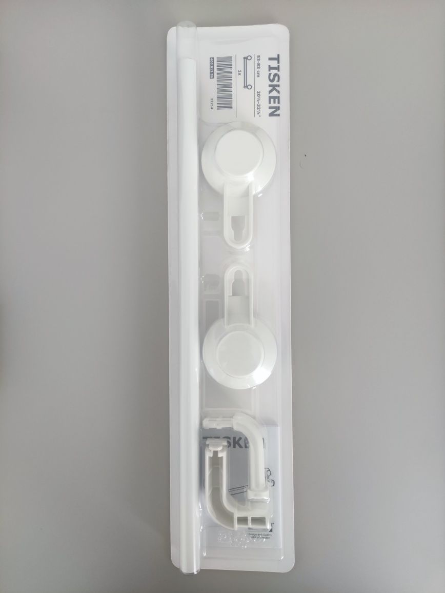 Toalheiro com ventosa TISKEN IKEA