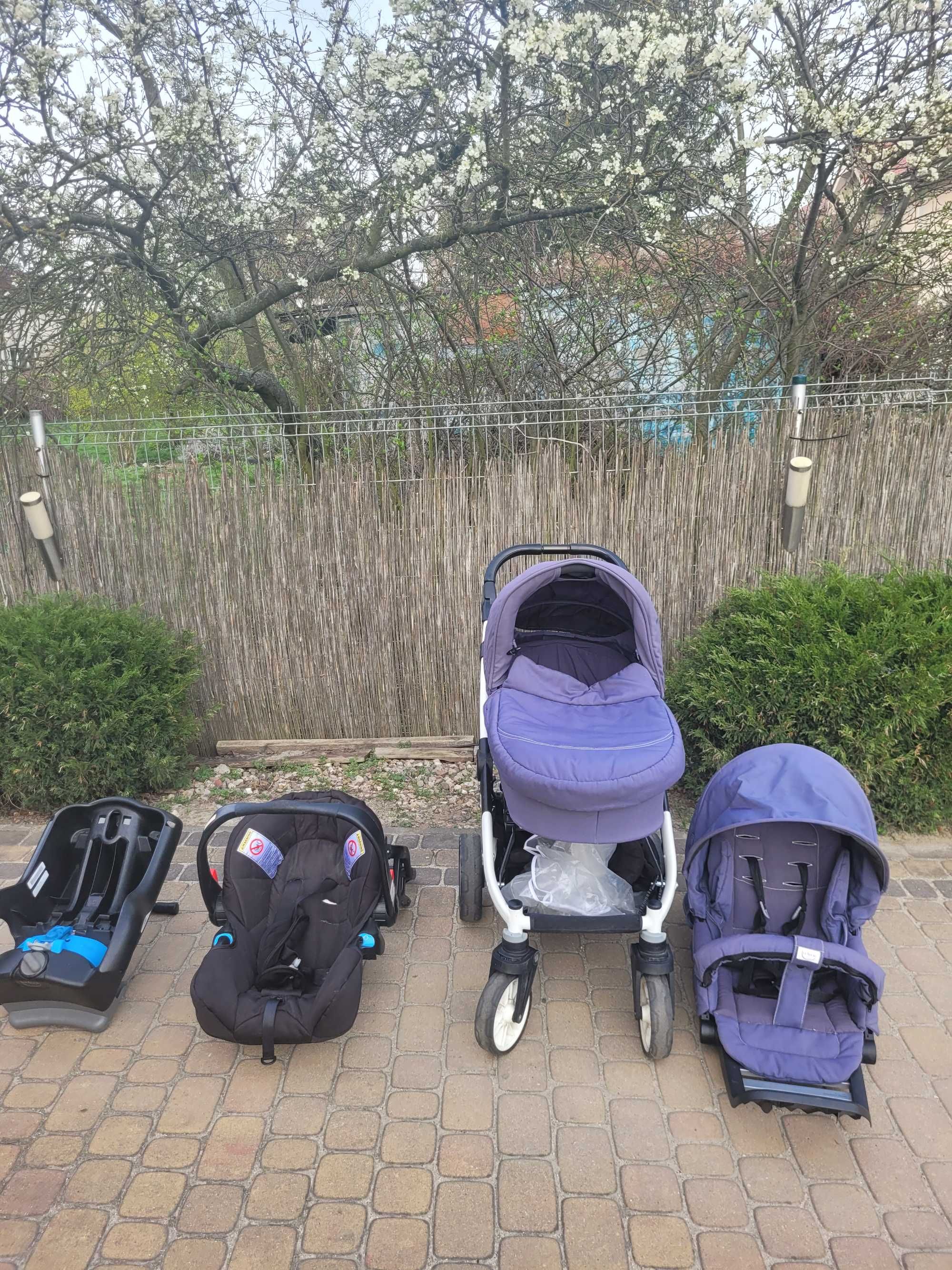 Wózek niemowlęcy 3w1 Teutonia