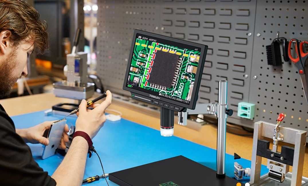 Цифровий мікроскоп / Микроскоп Tomlov TM4K Max 4K 10.1" LCD