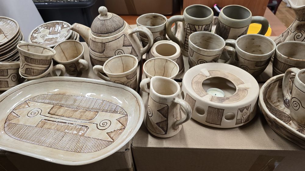 zestaw kawowy ceramika ceramiczny KOS