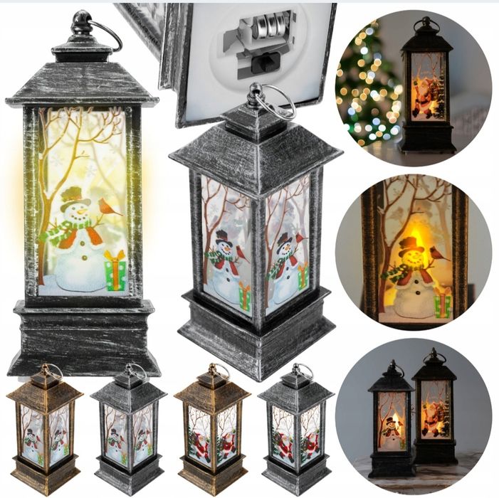 Hit!! Cenowy Latarenki Świąteczne Ruchomy Płomień LED