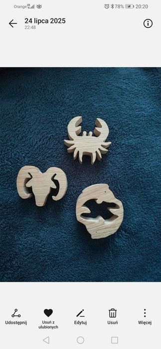 Znaki Zodiaku z drewna – rękodzieło