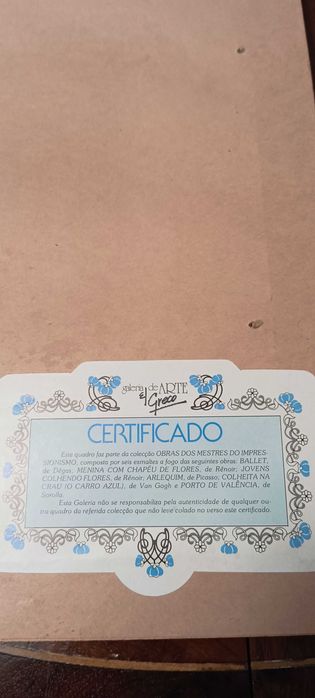 6 Quadros esmaltados da Galeria de arte El Greco