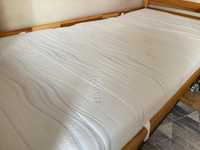 Materac 90x200 piankowo-sprężynowy na pojedyncze łóżko