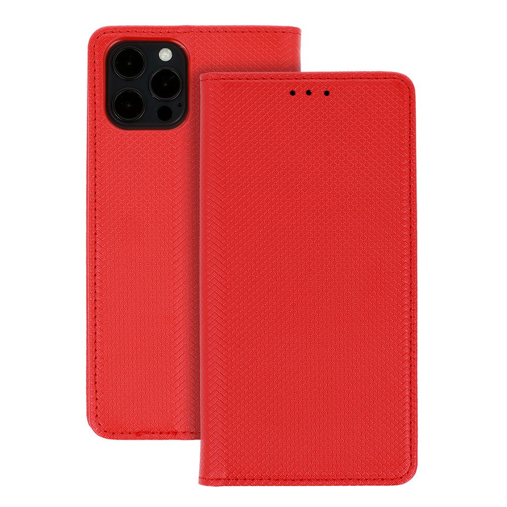 Kabura Smart Book Magnet Do Xiaomi Redmi 13C Czerwona