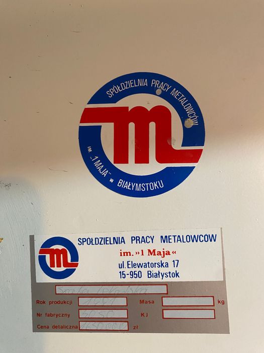 Witryna lekarska, metalowa LOFT, szafka medyczna, przeszklona, PRL