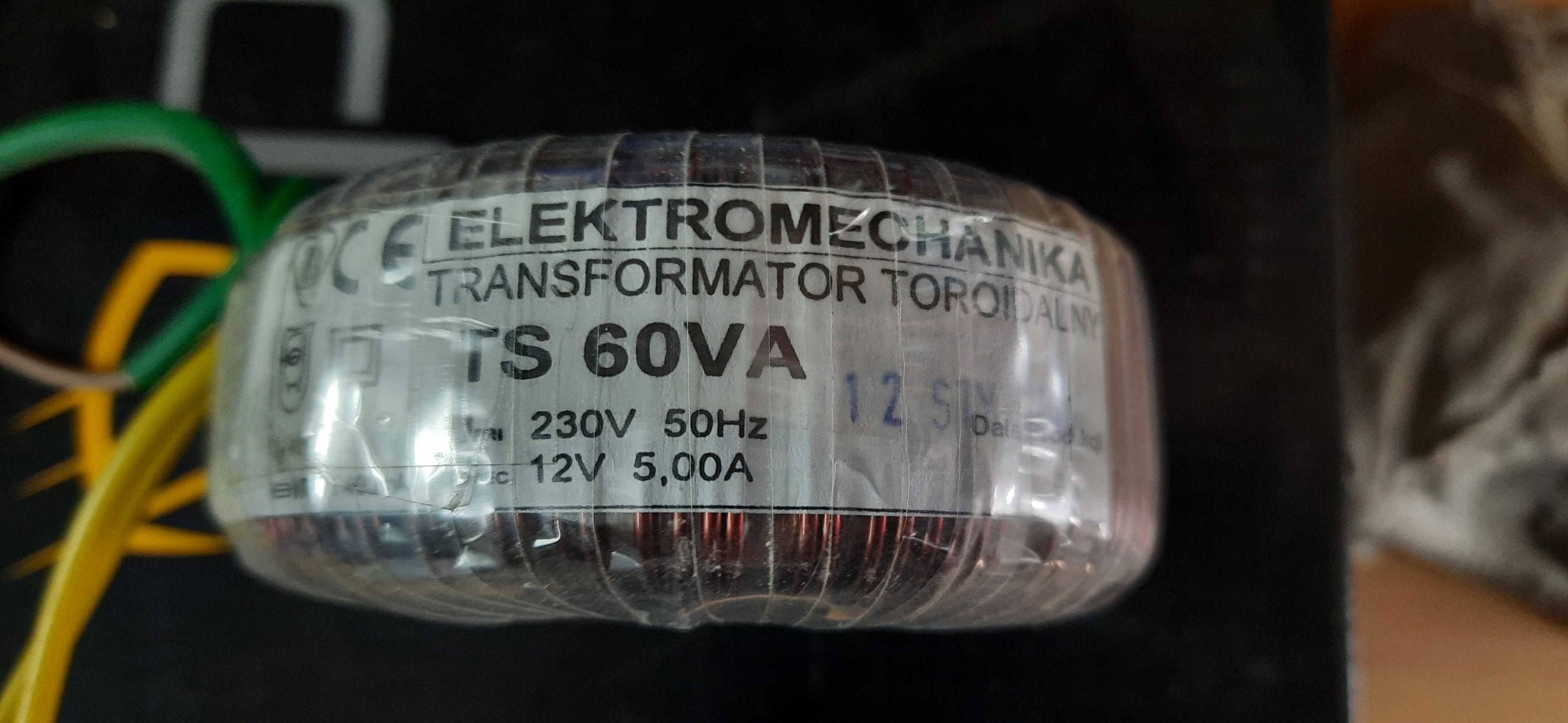 Transformator 230V /12V / 100 W/ 60 W